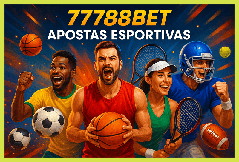 Aposte em apostas esportivas no cassino online 77788BET